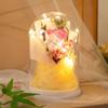 Led Glow Eternal Flower Glass Cover Birthday Gift Girl Mother's Day Valentine's Day Teacher's Day Simulation Rose