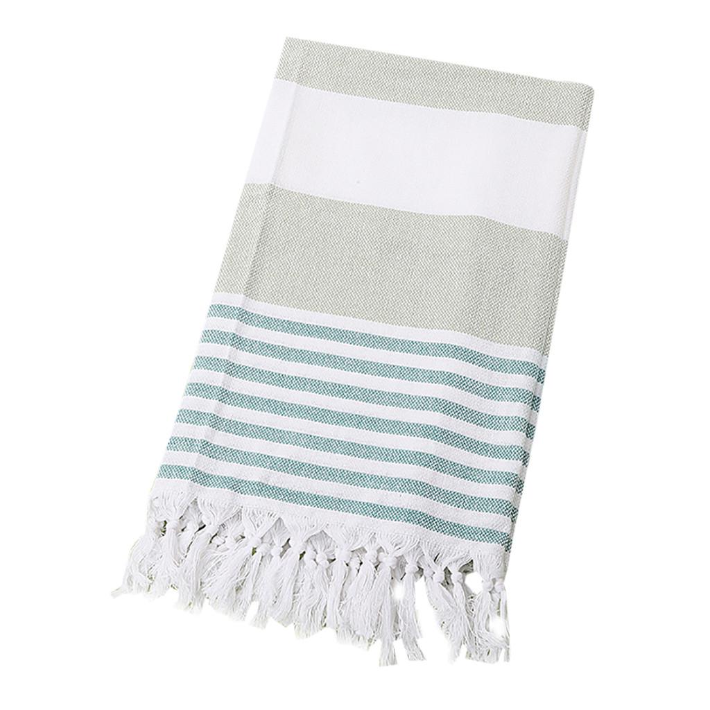 Turkish Cotton Bath Beach Spa Yoga FringedTowel