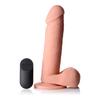 Curve Toys - Vibrating Testicle Dildo - Silicone with Remote Control - 20.5 Cm