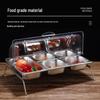 Stainless Steel Buffet Condiment Serving Station