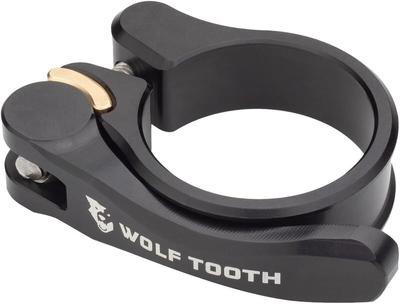 Wolf Tooth Seatpost Clamp Black Quick Release 34.9mm