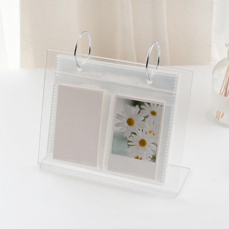 Premium Vertical DIY Photo Album Large Capacity for Ideal for Displaying Photos Postcards Stylish Acrylic Desk Ornaments