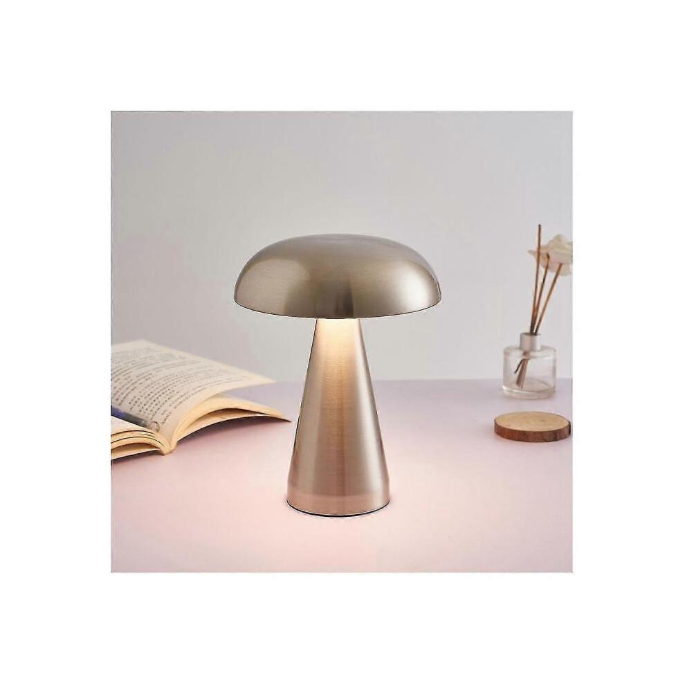 Mushroom Lamp LED Bar Table Lamp Hotel Cafe Outdoor Decorative Table Lamp Bedside USB Charging Nigh