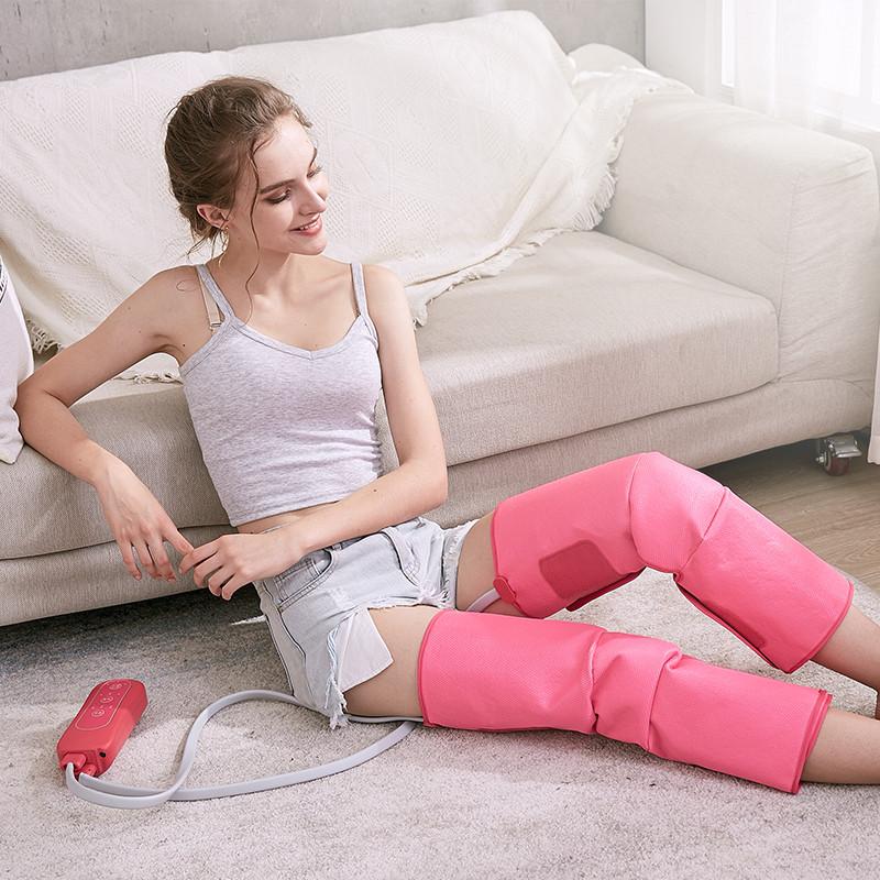 Air Compression Calf Massager Foot Calf Thigh Knee Circulation Heating Massage Instrument Multifunctional Leg Massager