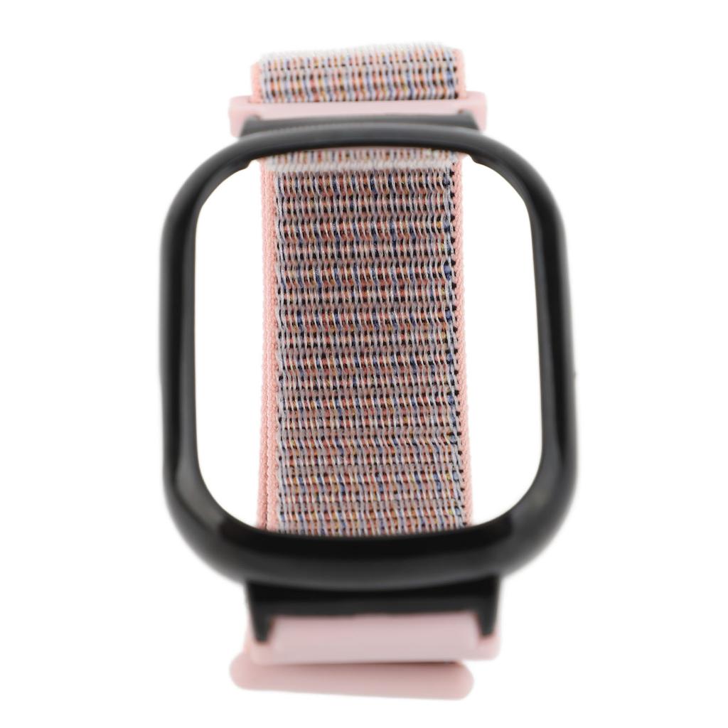 Uhrenarmband Ersatz Armband Klettverschluss Nylonband Uhrenarmband für Watch 4 Rosa