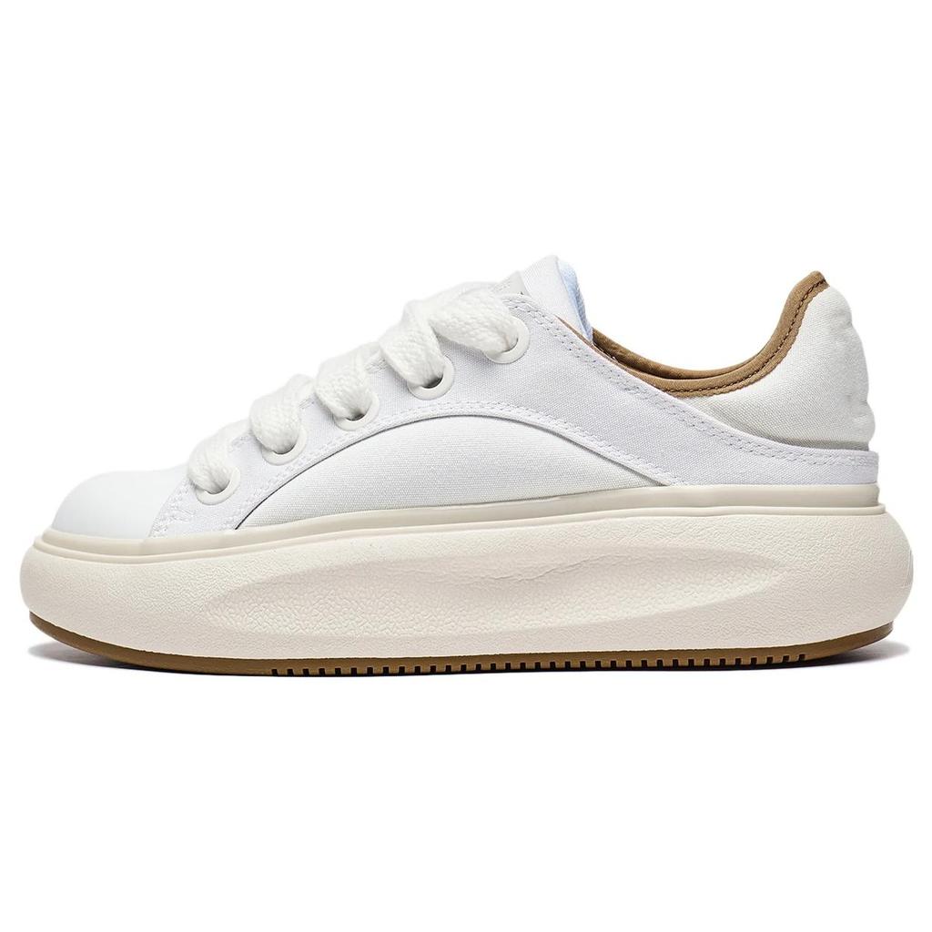 New LiNing Anti Slip And Wear Resistant Lightweight Low Top Sports Casual Shoes Women's Ivory AZGT044-4