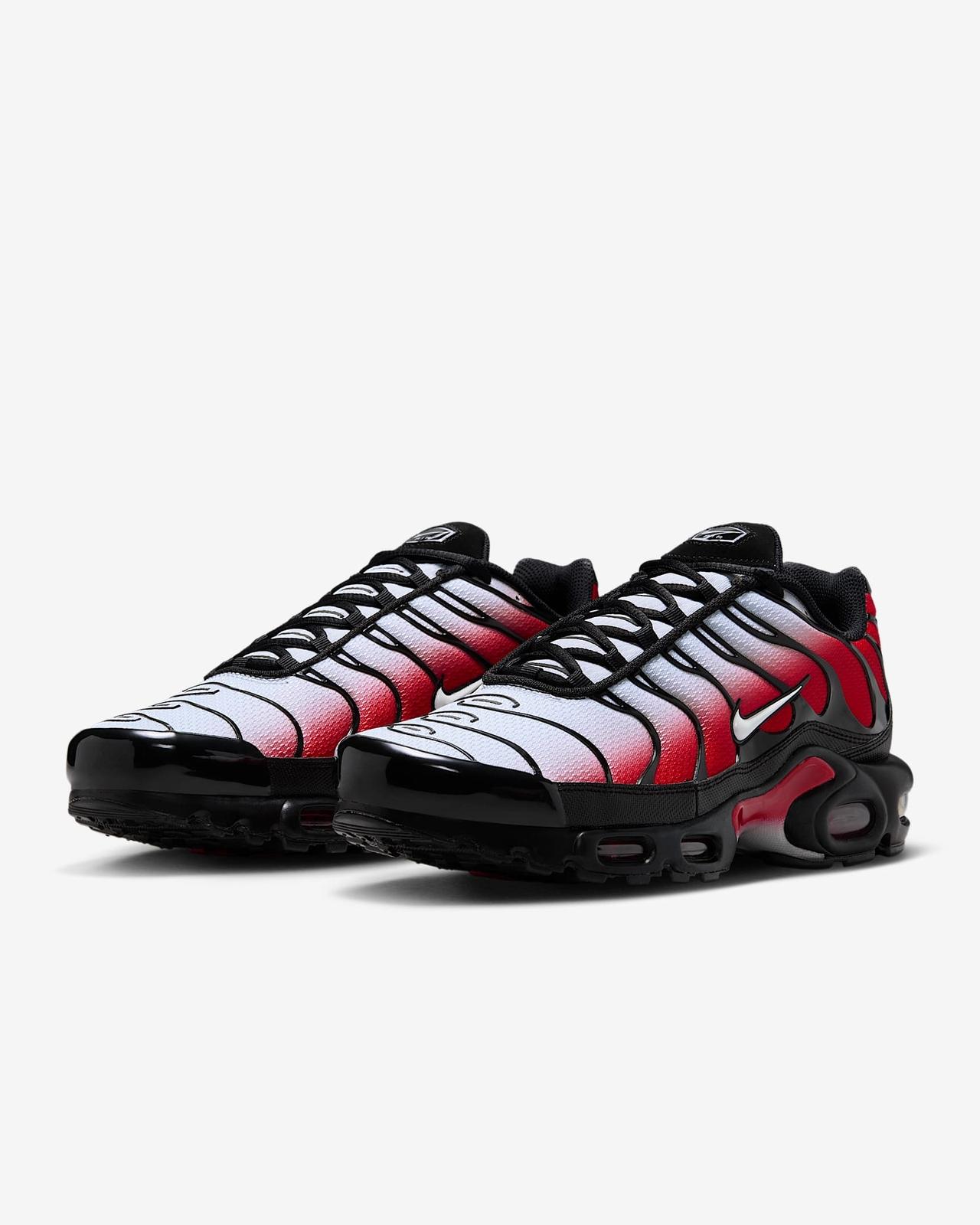 DM0032-017 Nike Air Max Plus Чистый платиновый Университетский красный Черный Белый (Мужской) 9