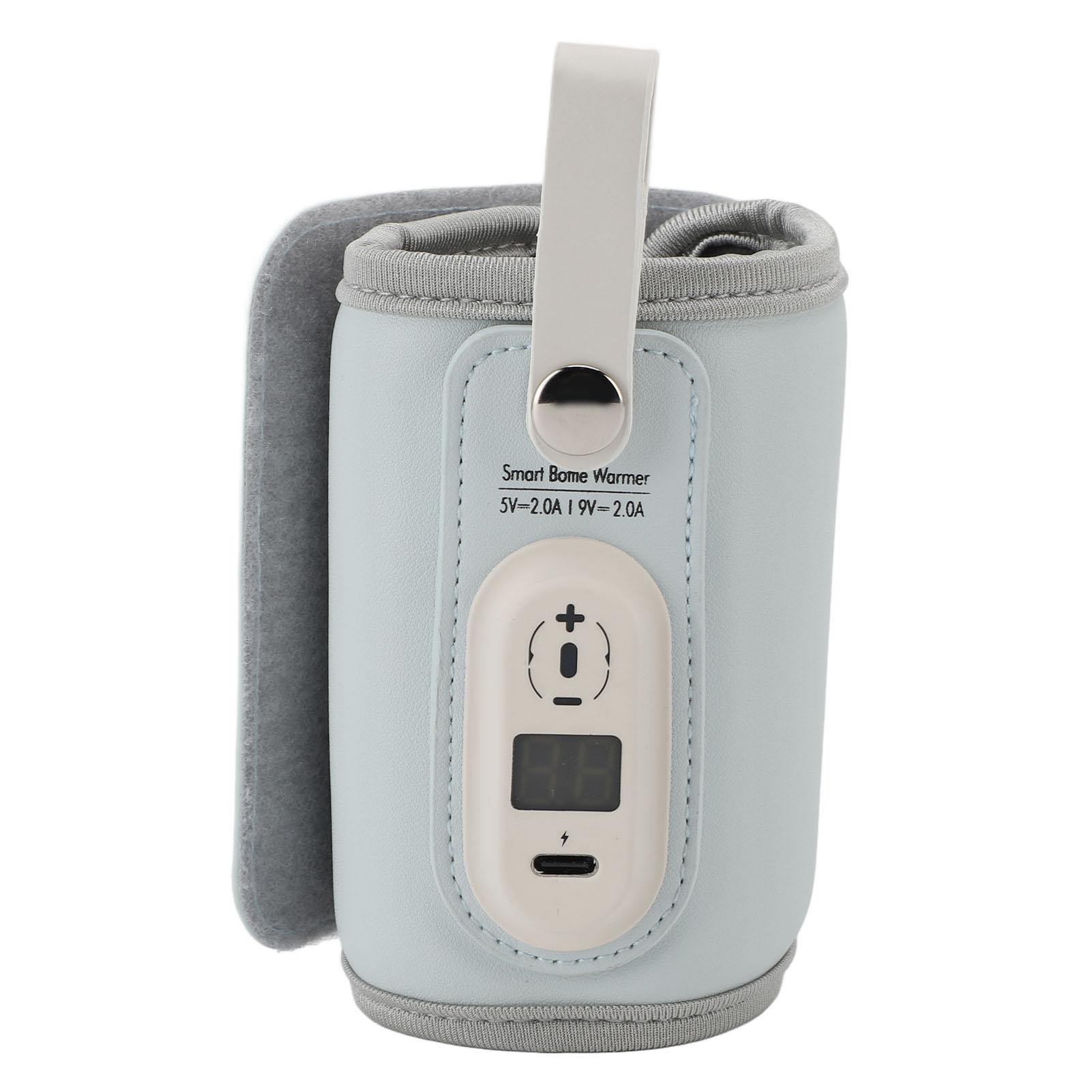 

Подогреватель бутылочек для молока USB, синий, быстрый нагрев, 6 скоростей, регулируемая температура, постоянная температура молока