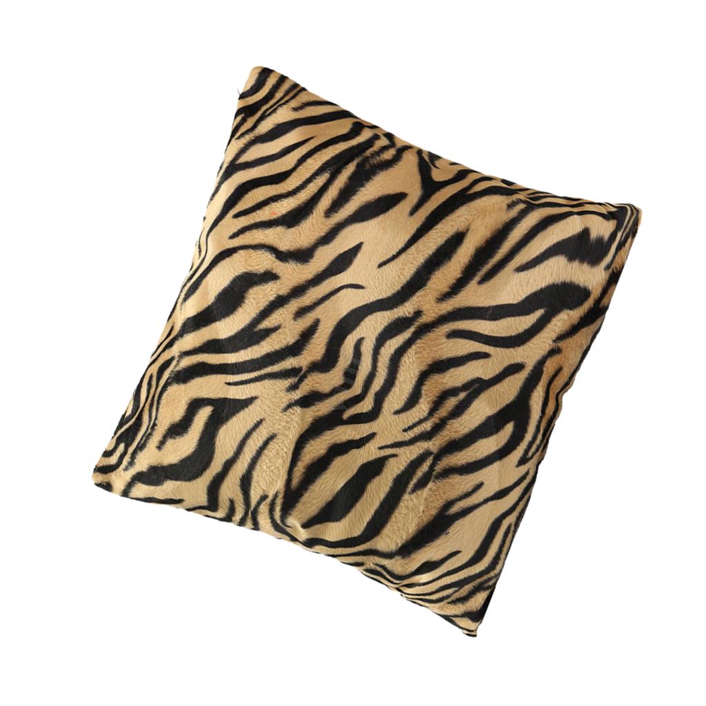 Plush Animal Printed Throw Pillow Case Sofa Bed Home Decor Cushion