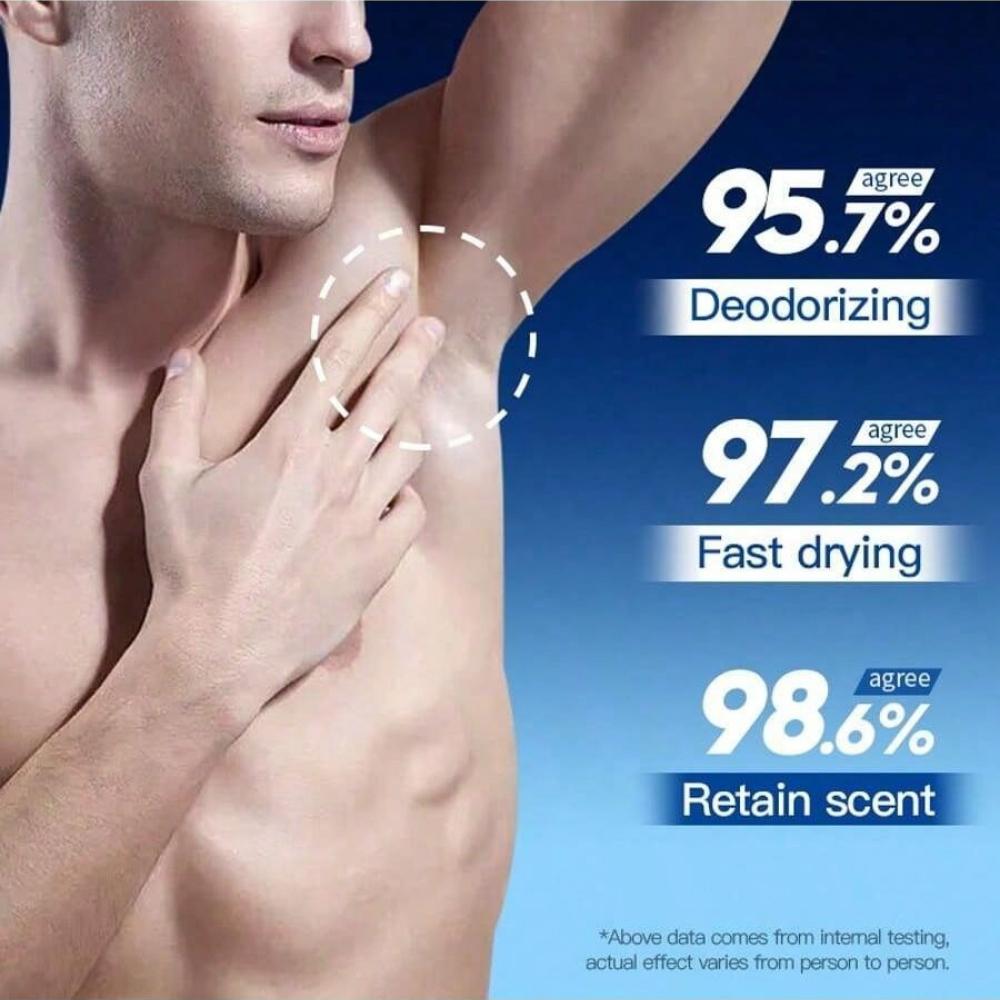 Long Lasting Mens Deodorant Stick 48H Sweat Protection Natural Ingredients Fresh Scent Odor Control for Men All Day Comfort