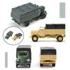 Opel-Blitz Truck TOW Anti-tank Missile Hummer Assembly Model Military Vehicles Plastic Toy Collectibles Armored Vehicle A29