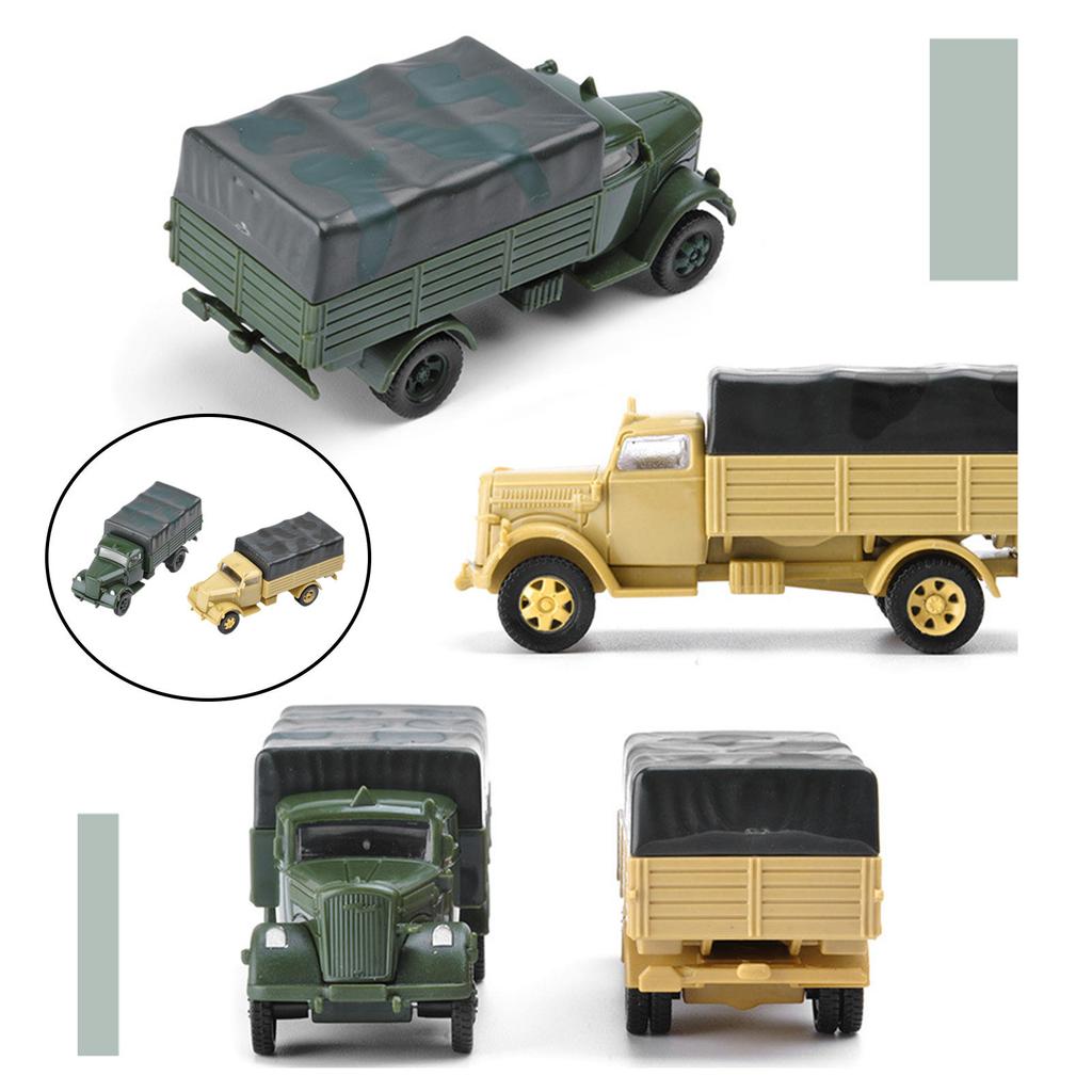 Opel-Blitz Truck TOW Anti-tank Missile Hummer Assembly Model Military Vehicles Plastic Toy Collectibles Armored Vehicle A29