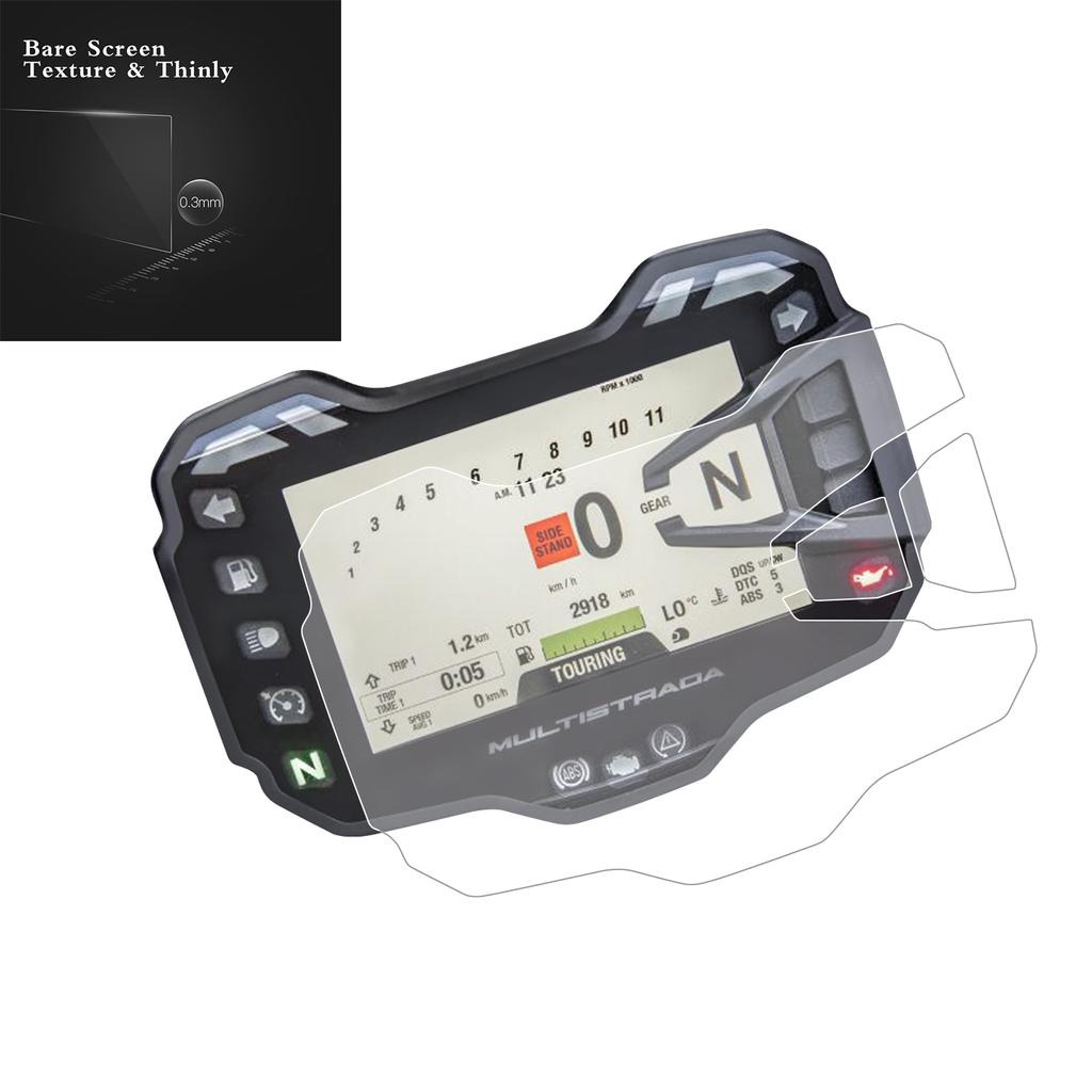For DUCATI Multistrada 950 1200 2015 2016 2017 Motorcycle Speedometer Guard Scratch Cluster Screen Protection Film