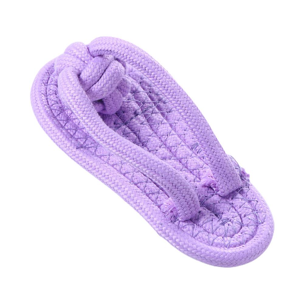 Wear Resisting Bite Resistance Dog Chew Knot Toy Dogs Accessories Pet Molar Rope Cat Slipper Toy