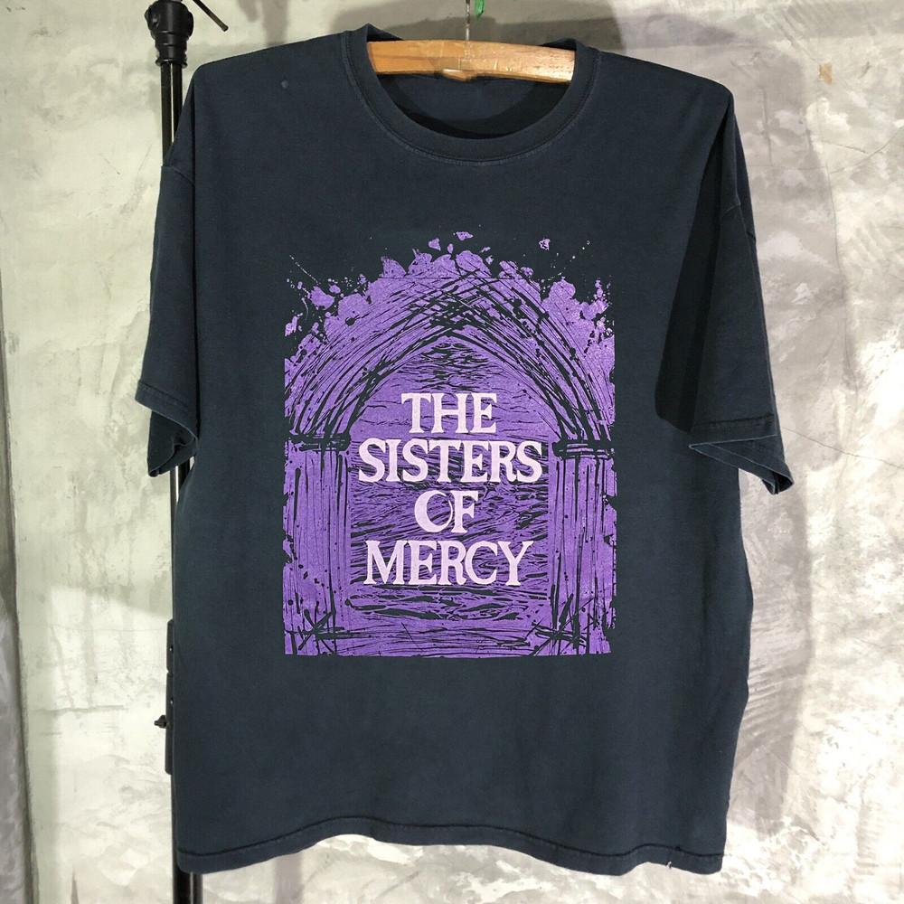 The Sisters of Mercy Band Unisex Black Cotton T Shirt Full Size S-5XL Unisex T-Shirt M