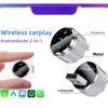 2 σε 1 Ασύρματος Προσαρμογέας Carplay Android Auto Κουτί Carplay Μετατροπή Ενσύρματου σε Ασύρματο για Σύστημα Πολυμέσων Αυτοκινήτου