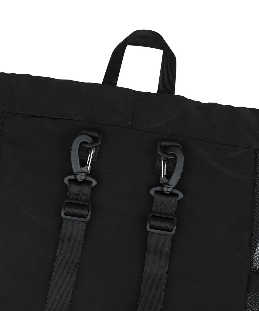 Wacky Willy Leo String Draw Backpack Black
