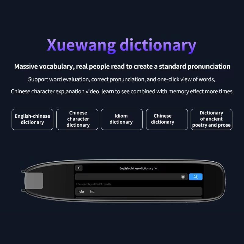 Scan Translation Pen 142 Languages Dyslexia Aid Text To Speech Scanner Pen 10Offline Languages for Students Learners Portable International Dictionary