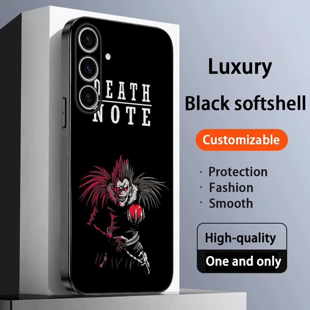 

Death Note Classic japan anime Phone Case For Samsung Galaxy S26 S25 S24 S23 S22 S21 Plus Ultra Note20 Soft Black Galaxy S25 Ultra
