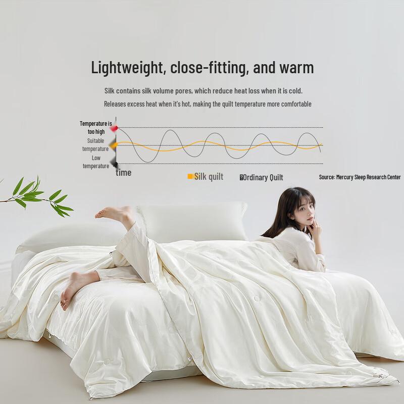 Mercury Home Textiles Tussah Silk Duvet