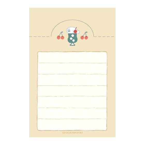 Furukawa Paper Bookmark Soebumi Shiori HONTOWATASHI Cafe Set of 2 Sizes with Perforations for Folding into a Point