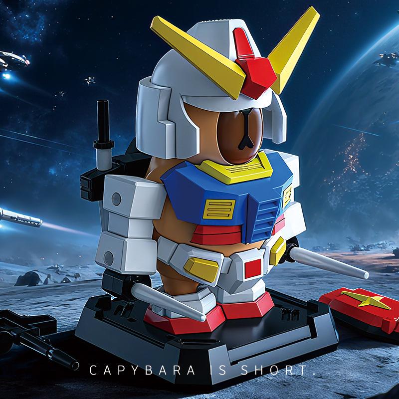 1 Set Anime Game Capibala Figure Model Creative Magnetic Capybara Statue Ornaments 3D Printing Sculpture Gifts For Kids