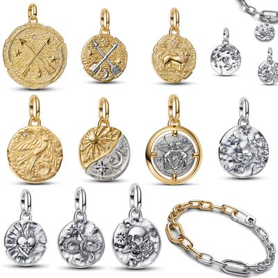 New Authentic Me Dangle Charm Compatible With Me Bracelets Ideal For Women Copper Luxury Femme Bracelets Fine Jewellery