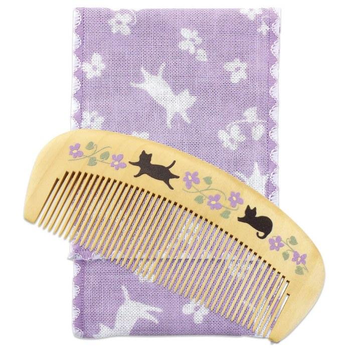 Tsuge Brush Japanese Boxed Camellia Oil 100% Natural Cold-Pressed Camellia Oil Comb Anti-Static Scalp Stimulation Boxwood Comb Camellia Oil