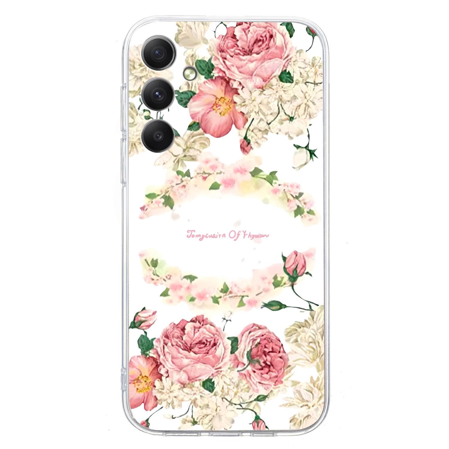 

For Samsung Galaxy A34 5G Case Pattern Print Scratch-Proof TPU Phone Cover Butterfly