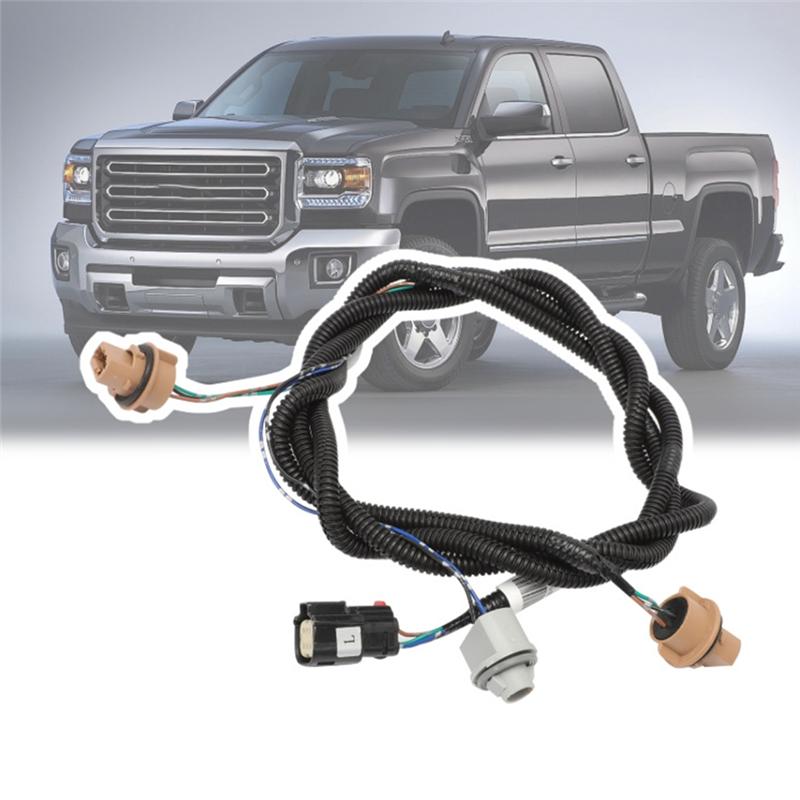 Left Driver Side Wiring Harness Tail Lamp 23295978 For Chevy Silverado 1500 2016-2019 чёрный