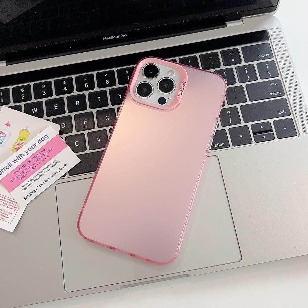 

Подходит для iPhone15 Aurora Laser 14Pro Max Мобильный чехол 16 Apple 13 Однотонное гальваническое покрытие 11 Продвинутый сенсор 13