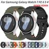 Original Silicone Strap for Samsung Galaxy Watch 7 44mm 40mm FE 6 4 5 Pro 45mm Bracelet for Watch 6 Classic 43mm 47mm Sport Band