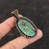 Ruby Fuchsite Pendant Copper Wire Wrapped Pendant Designer Jewelry Gemstone Pendant Handmade Copper Jewelry Gift For Wedding Ethnic Pendant