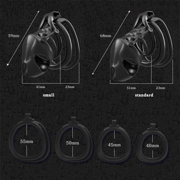 NEW 3D Sport Ring Male Cage with 4 Rings Whole Set