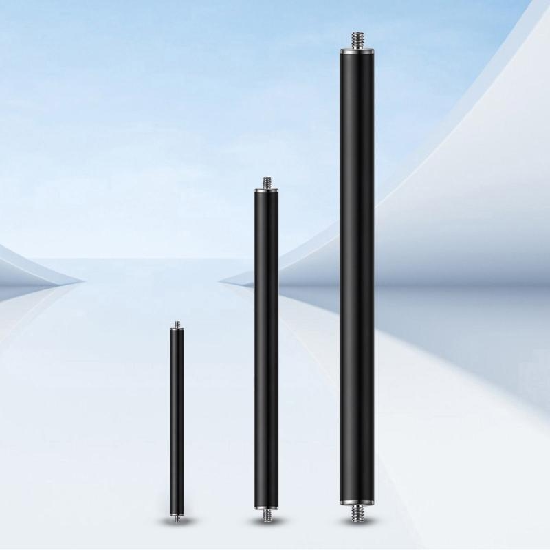 1/4" Male to Male Iron Extension Rod for Camera Mounts Tripods Adapters Light Stands Photography Gear Threaded Connectors Accessories