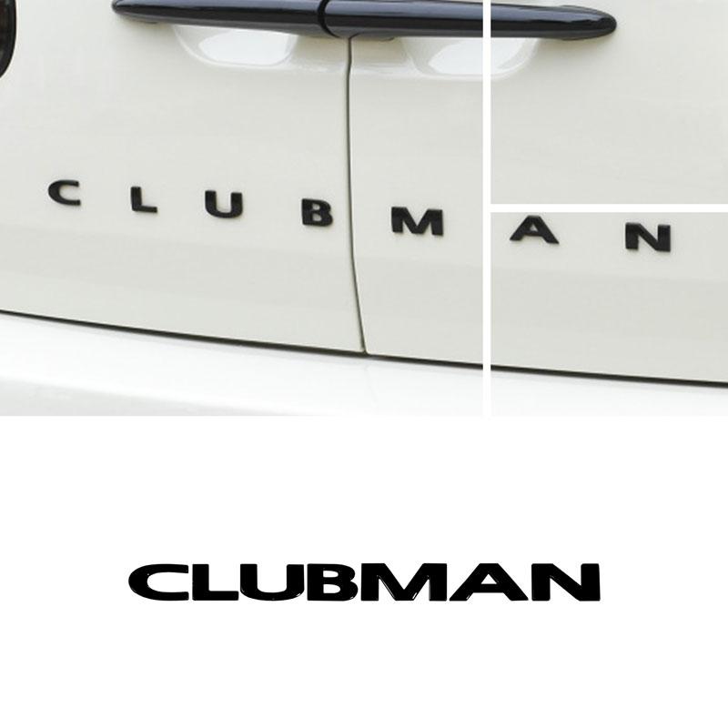 For Mini Cooper S JCW R56 R53 R60 F56 Countryman Clubman Paceman Logo Car Rear Body Tailgate Fender Door Adhesive Badge Sticker 69sd