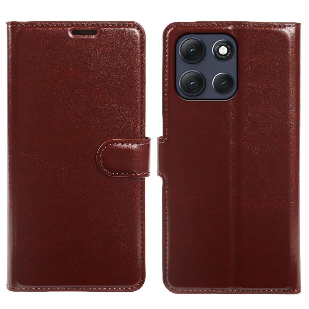 Ādas atlaižams maciņš priekš Motorola Edge