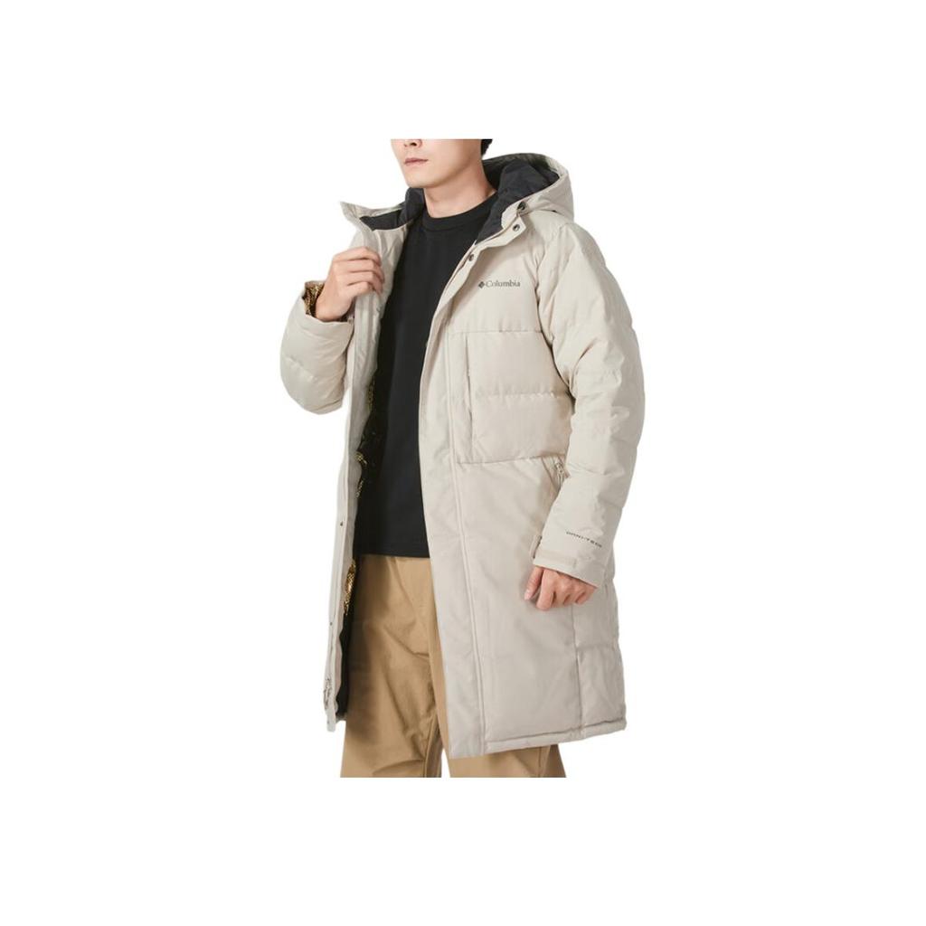 Columbia Omni-Heat Toyama Pass II Down Parka Men Outerwear Beige WE5702-278