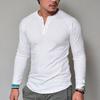 T-shirt Long Sleeve Breathable Cotton O Neck Blouse for Dating