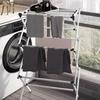 Simple Storage Rack Foldable Bedroom Drying Racks Floor Standing Balcony Clothes Hangers Scalable and Convenient Clothes Hanger