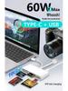 All-in-One Multifunctional OTG Card Reader for TF, SD, CF, and MS Cards