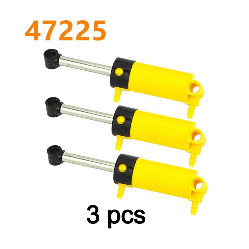MOC Technical Pneumatic Pump and Air Tank Cylinder Set Reinforced Block Parts 19476