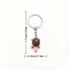 Retro Turtle Keychain Unique Cute Pendant Keyring Charm Sea-Themed Jewelry Gift