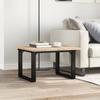 VidaXL Table Basse Cadre en O, Table d'Appoint, Bout de Canapé, Meuble de Salon Salle de Séjour, 70x70x40,5cm Bois de Pin 3282727