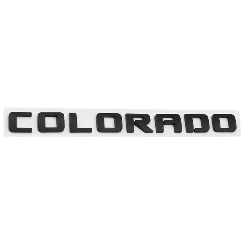 3D ABS Emblem Car Body Rear Trunk Sticker Badge For chevrolet Colorado HIGH COUNTRY malibu XL silverado spark LT Accessories