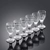 6pcs Glass White Spirit Cups Small Spirits Cups One-sipped Cup Small Wine Cups Bullet Cup Wine Glasses Shot Glass Cups Best Gift