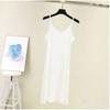 Anti Penetration Lined Bottom Dress Pure Color Anti-Penetration Lining Base Dress Women