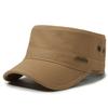 New Four Seasons Flat Top Hat Men'S Simple Cotton Peaked Hat Fashion Baseball Cap Casual Cap, Commuter Sunshade Hat