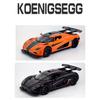 1/32 Koenigsegg ONE 1 Alloy Sports Car Model Diecasts Metal Racing Vehicles Model Simulation Sound and Light Children Toy Gift