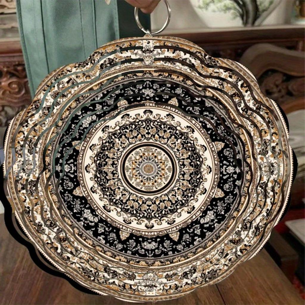 Wielowarstwowy wiatrak do dekoracji domu i ogrodu Styl klasyczny Ozdoba zewnętrzna na każdą porę roku Nie wymaga prądu